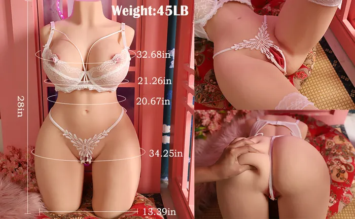 Amwama Male Sex Toys 45LB Lifelike Sex Doll for Men with Super Soft Gel Breasts Big Butt Amwama Male Sex Toys 45LB Lifelike Sex Doll for Men with Super Soft Gel Breasts Big Butt