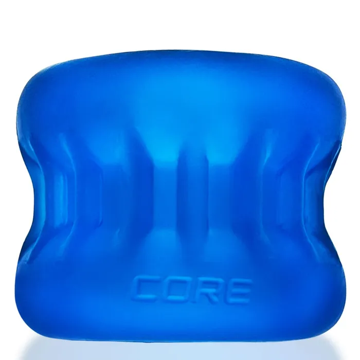 Oxballs Male Sex Toys Oxballs Ultracore Ball Stretcher with Axis Ring Blue and Black