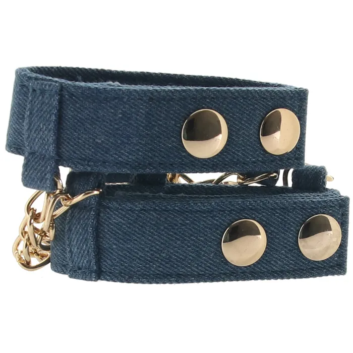 CalExotics Ride Em Denim Ankle Cuffs Couples