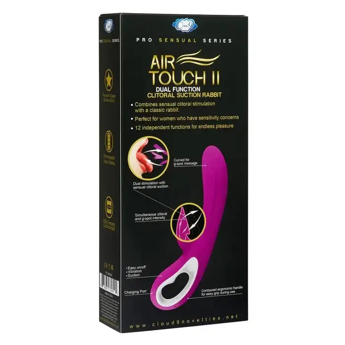 Cloud 9 Air Touch 2 Rabbit Vibrator Cloud 9 Novelties Vibrators Cloud 9 Air Touch 2 Rabbit Vibrator Cloud 9 Novelties Vibrators