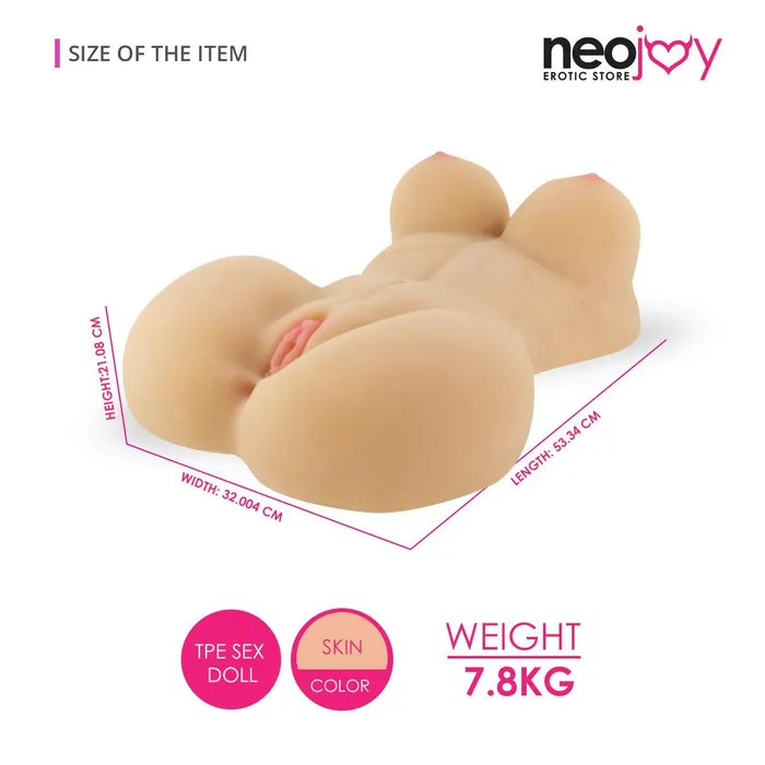 Neojoy Male Sex Toys Neojoy Lana White Sex Doll TPE Realistic Vagina AssMedium 78Kg