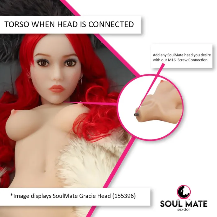 SoulMate Dolls Male Sex Toys Soulmate Dolls Ayla Head With Sex Doll Torso White SoulMate Dolls Male Sex Toys Soulmate Dolls Ayla Head With Sex Doll Torso White