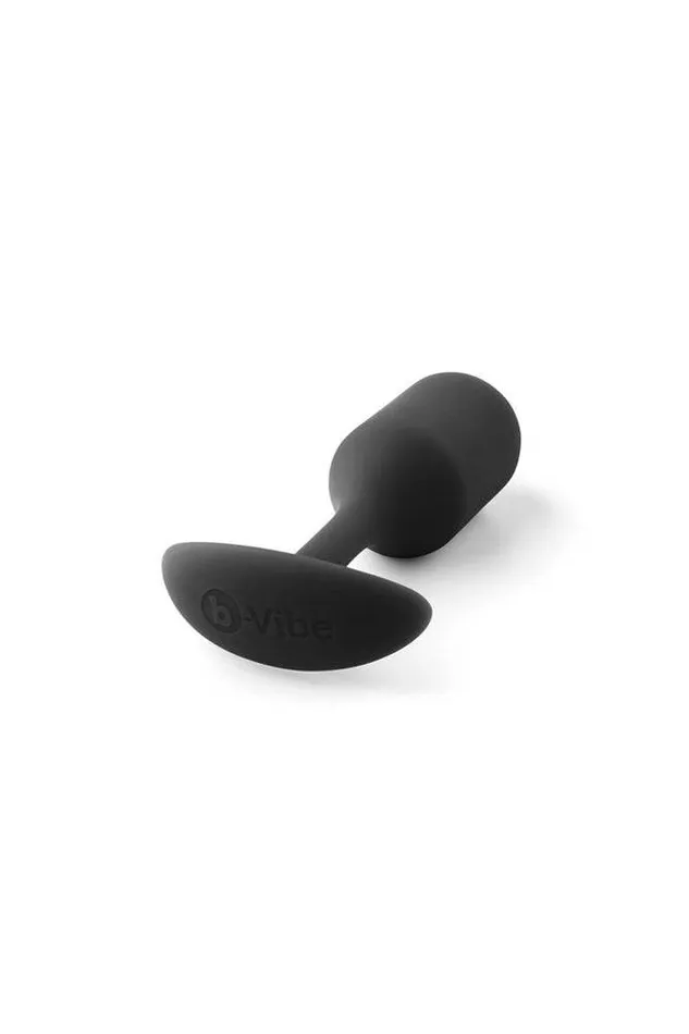 Anal BVibe bVibe Snug Plug 2 Weighted Butt Plug Black