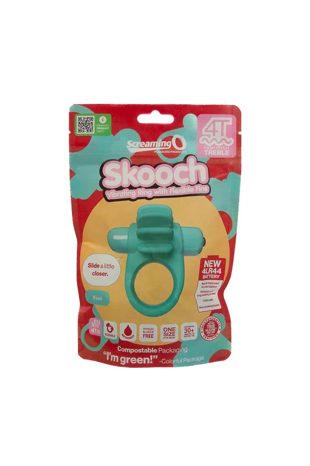 Couples Screaming O Screaming O Screaming O Skooch 4T Vibrating Cock Ring Kiwi