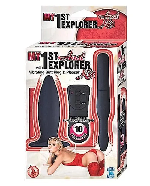 Anal Nasstoys My 1st Anal Explorer Kit Vibrating Butt Plug And Please