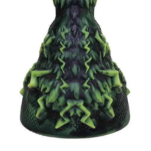 Dildos Tomax Tomax Thunder Dragon Volt Regular Silicone Dildo 748 Black