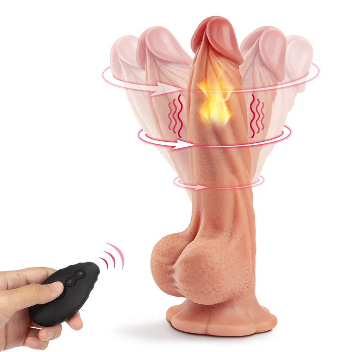 Eupher 8 Inch Vibrating Realistic Dildo Anal