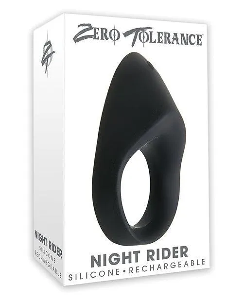 Evolved Novelties INC Male Sex Toys Zero Tolerance Night Rider Cock Ring Black Evolved Novelties INC Male Sex Toys Zero Tolerance Night Rider Cock Ring Black