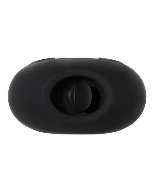 Evolved Novelties INC Vibrators Evolved Lickity Slit Oral Massager Black Evolved Novelties INC Vibrators Evolved Lickity Slit Oral Massager Black