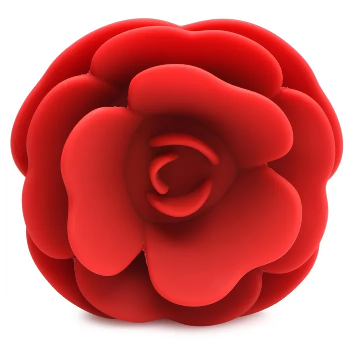 28X Silicone Vibrating Rose Anal Plug w Remote Small Booty Sparks Anal