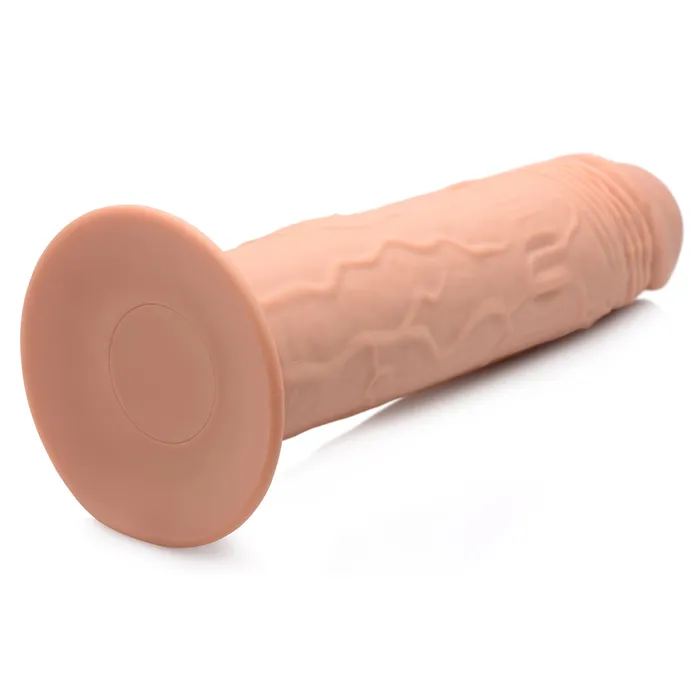 7X Remote Control Vibrating Thumping Dildo Medium Thump It Female Sex Toys