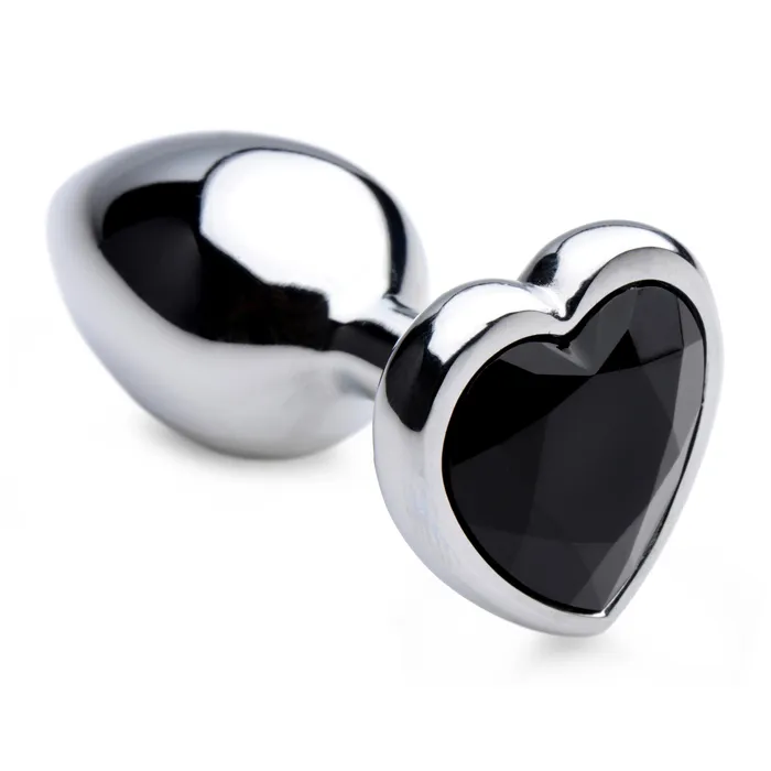 Booty Sparks Anal Black Heart Gem Anal Plug Small