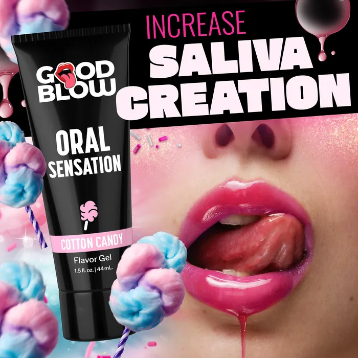 Enhancers Oral Sensation Cotton Candy Flavor Gel Good Blow