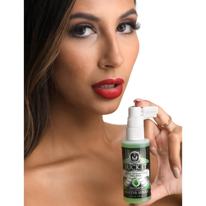 Master Series Male Sex Toys Suck It Throat Desensitizing Oral Sex Spray 2 oz Master Series Male Sex Toys Suck It Throat Desensitizing Oral Sex Spray 2 oz