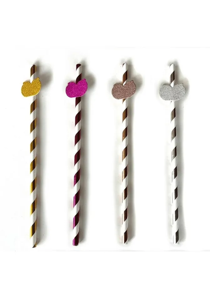 Candyprints Party Vibrators Glitterati Boobie Party Tall Party Straws