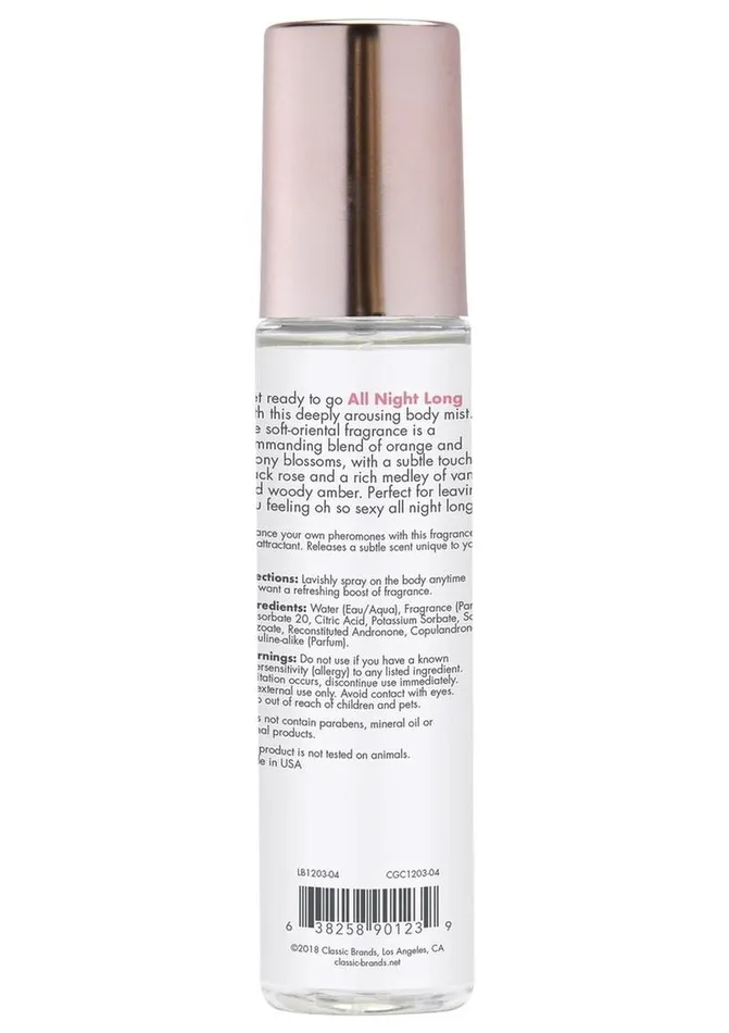 CGC CG Pheromone Fragrance Mist All Night Long Vibrators CGC CG Pheromone Fragrance Mist All Night Long Vibrators