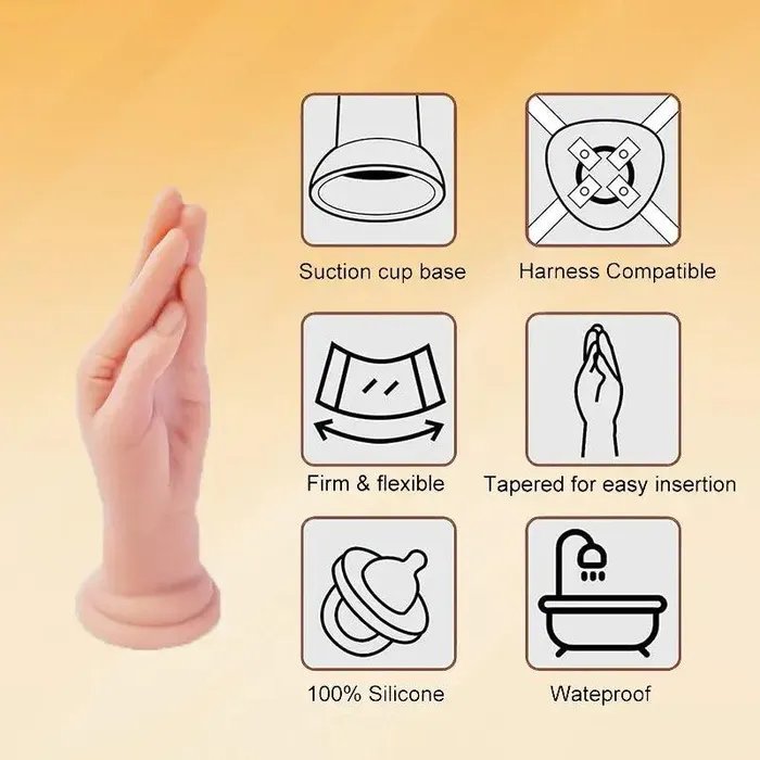 Inyarose Mock Realistic Silicone Fist Dildo Dildos