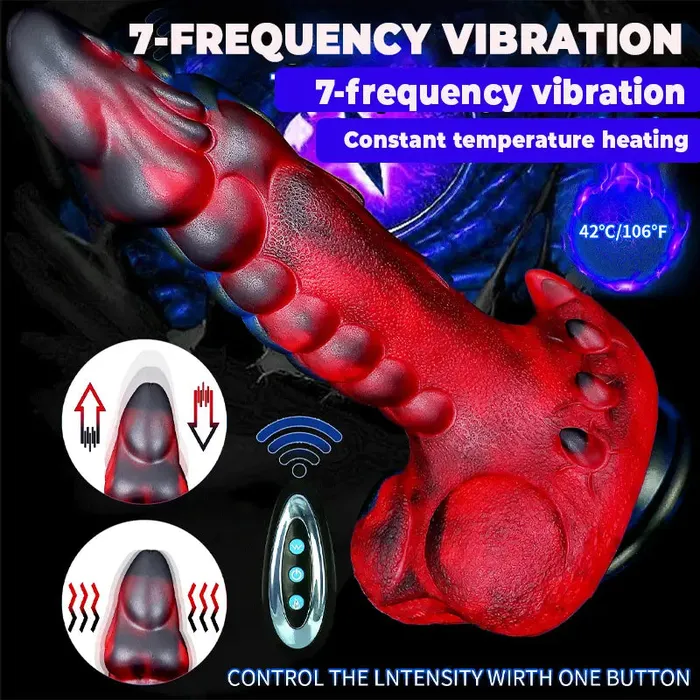 Inyarose Silicone Electric Shaped Dildo Vibrator Female Sex Toys