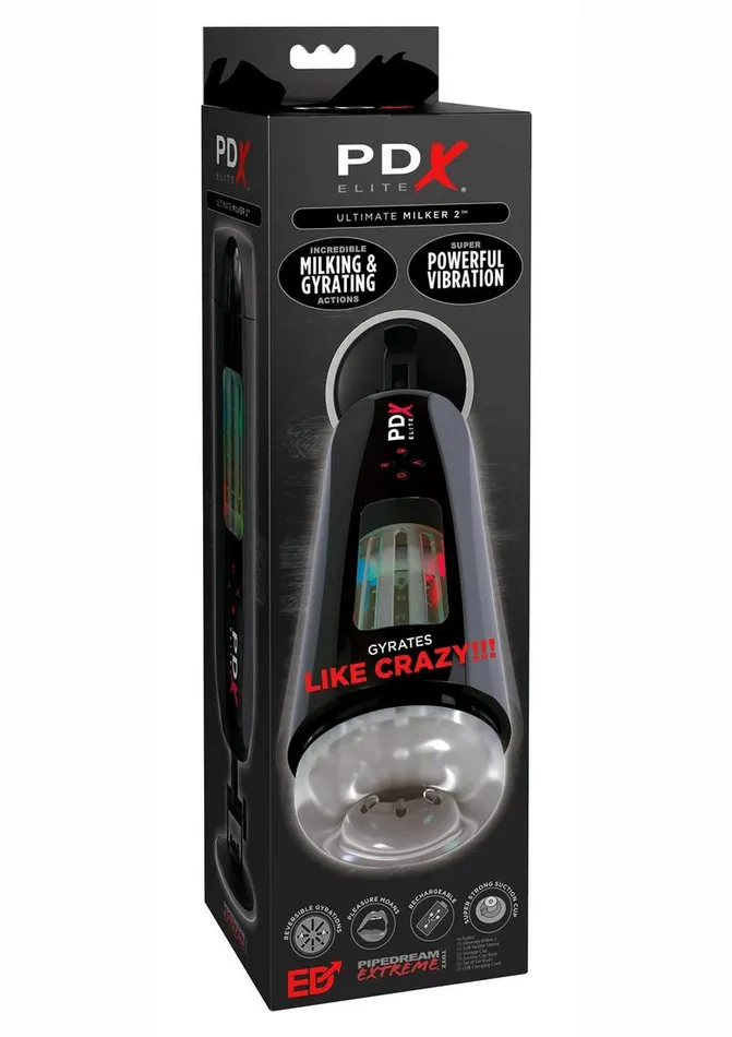 Male Sex Toys PDX Elite Pdx Elite Ultimate Milker 2 Rechargeable Masturbator