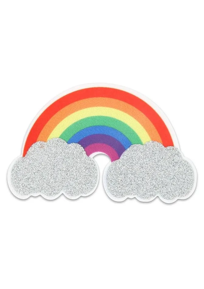 PEEKABOO Vibrators Peekaboo Pride Glitter Rainbows and Hearts Pasties