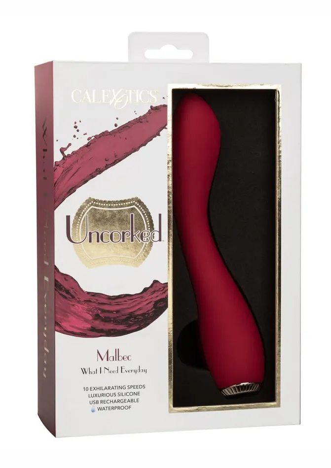 Uncorked Female Sex Toys Uncorked Malbec Rechargeable Silicone Massager