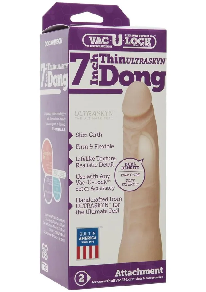 VacULock Ultraskyn Thin Dildo VacULock Dildos