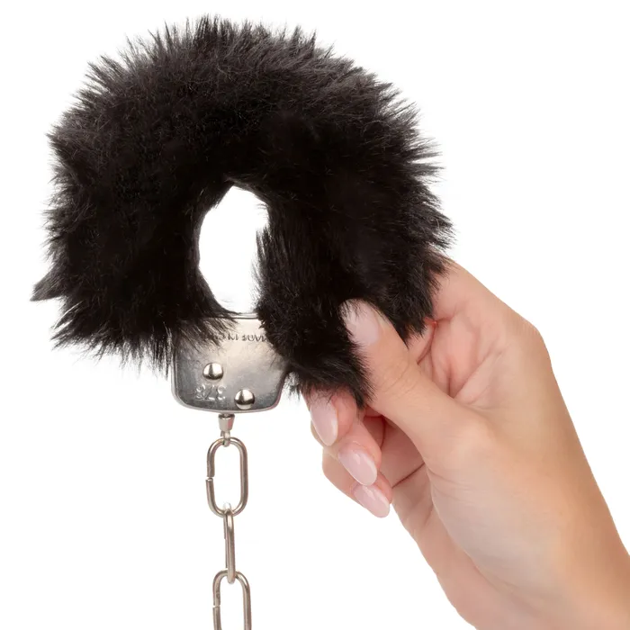 Anal CalExotics Ultra Fluffy Furry Cuffs Black
