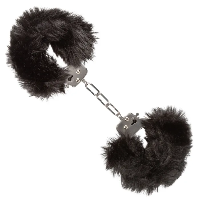 Anal CalExotics Ultra Fluffy Furry Cuffs Black