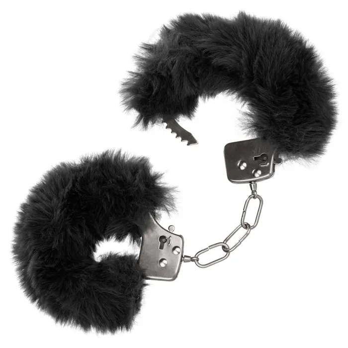 Anal CalExotics Ultra Fluffy Furry Cuffs Black