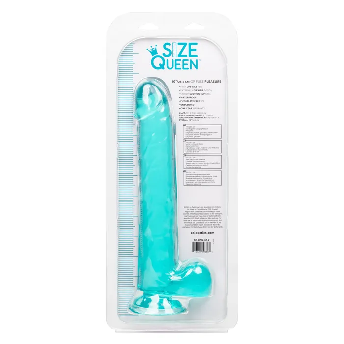 Anal Size Queen 10 inch255 Cm Blue CalExotics Anal Size Queen 10 inch255 Cm Blue CalExotics