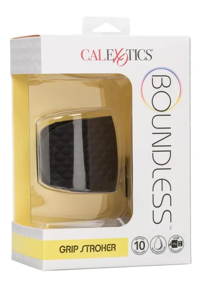 Boundless Grip Rechargeable Silicone Stroker Boundless Male Sex Toys
