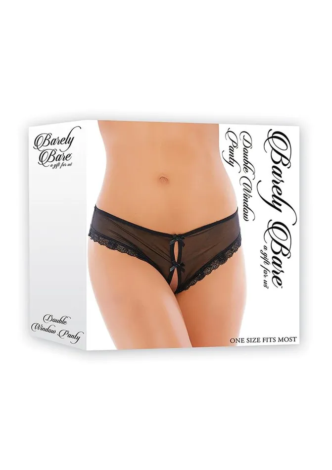 Female Sex Toys Barely Bare Double Window Panty Barely Bare