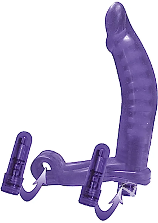Male Sex Toys Double Penetrator Double Penetrator Ultimate Cock Ring with Vibrating Dildo Male Sex Toys Double Penetrator Double Penetrator Ultimate Cock Ring with Vibrating Dildo
