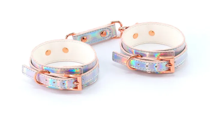 nsnovelties Couples Cosmo Bondage Wrist Cuffs Rainbow