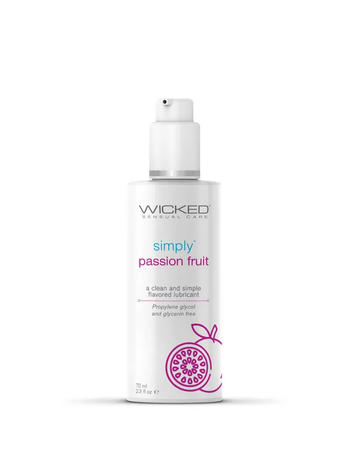 Vibrators Simply Aqua 23 Oz Passion Fruit Wicked Sensual Care