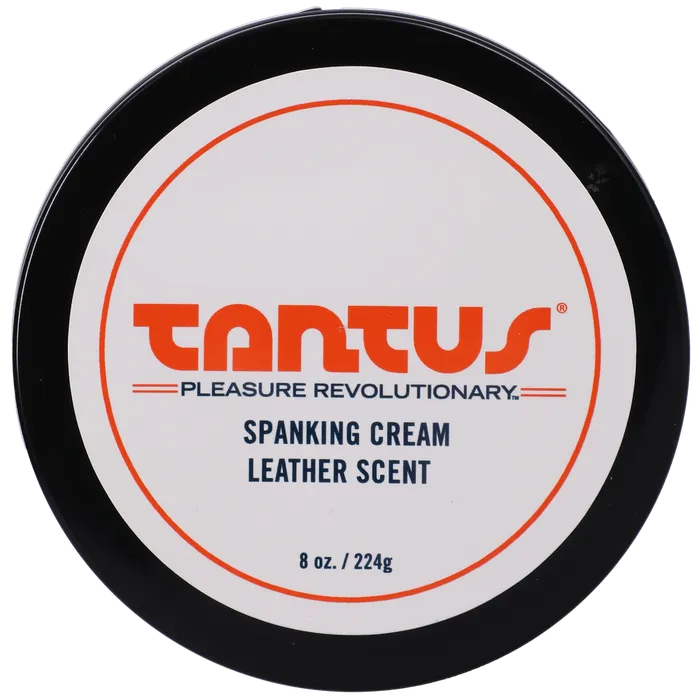 Apothecary by TANTUS Spanking Cream Leather Scent 8 oz Tantus Restraints
