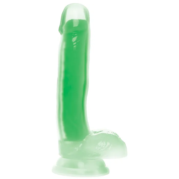 Lollicock Female Sex Toys Lollicock 7 GlowInTheDark Silicone Dildo With Balls Green Lollicock Female Sex Toys Lollicock 7 GlowInTheDark Silicone Dildo With Balls Green