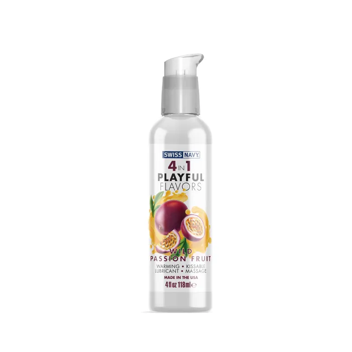 MD Science Lab Female Sex Toys Swiss Navy 4in1 Playful Flavors Wild Passion Fruit 4 Fl Oz MD Science Lab Female Sex Toys Swiss Navy 4in1 Playful Flavors Wild Passion Fruit 4 Fl Oz
