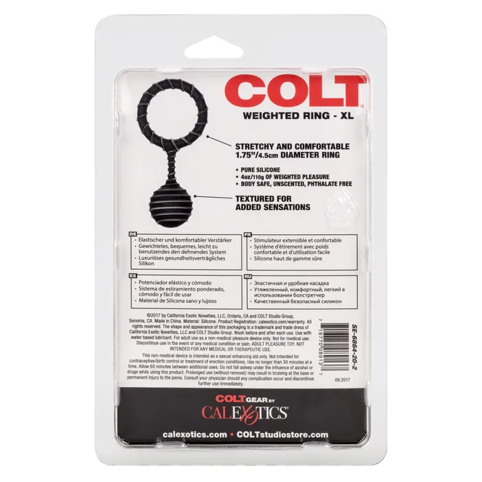 Male Sex Toys COLT Weighted Ring XL ItsForMyFriend