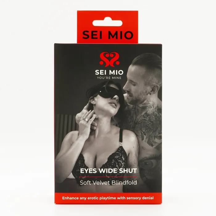 Male Sex Toys Eyes Wide Shut Soft Velvet Blindfold SEI MIO
