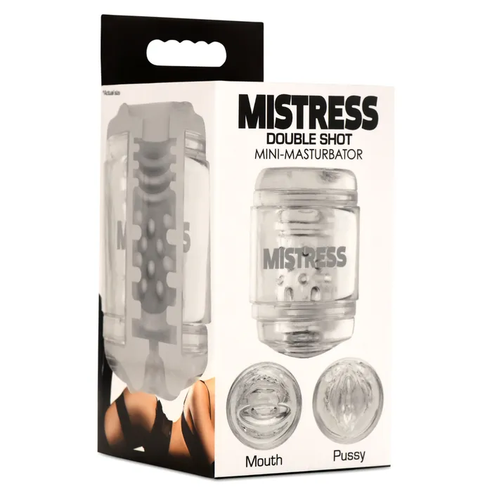 Mistress Double Shot Mini Masturbator Mouth Pussy Mistress Male Sex Toys Mistress Double Shot Mini Masturbator Mouth Pussy Mistress Male Sex Toys