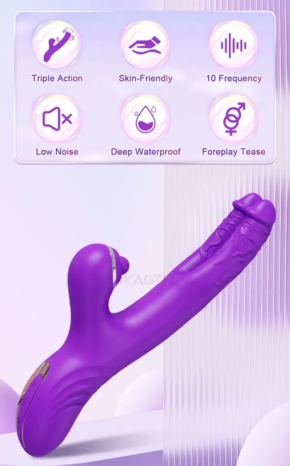 TWOFINGER SQUIRTER RABBIT RoseBabeCo Vibrators