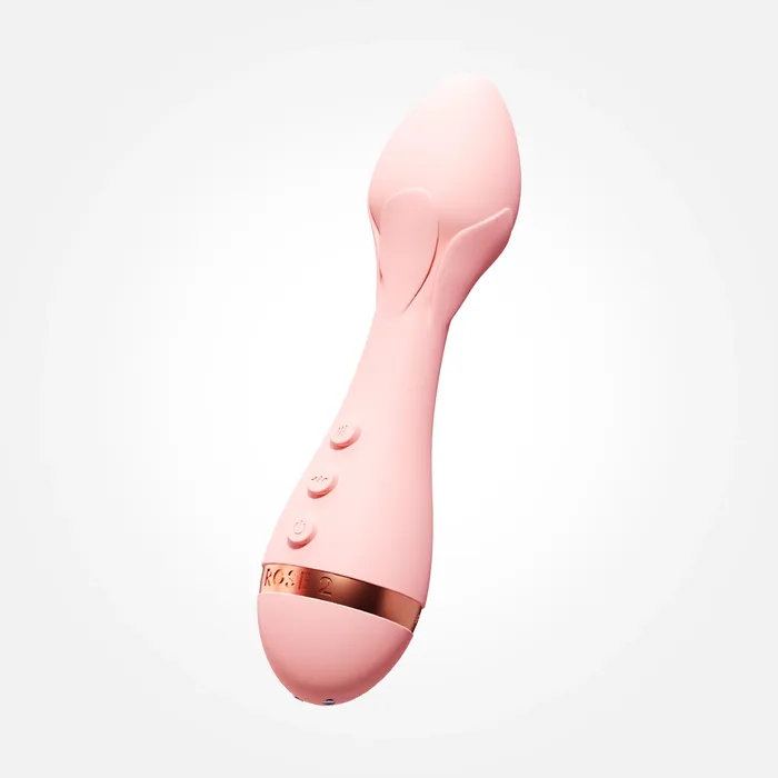 VUSH Vibrators Rose 2 Pink Rechargeable Precision Tip Bullet Vibrator